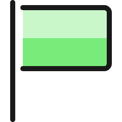 Flag Plain 2 Icon from Ultimate Colors Set