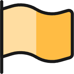 Flag Plain 3 Icon from Ultimate Colors Set