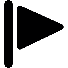 Flag Triangle Icon from Ultimate Bold Set