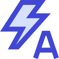 Auto Flash Icon from Sharp Duo Set