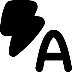 Auto Flash Icon from Flex Solid Set