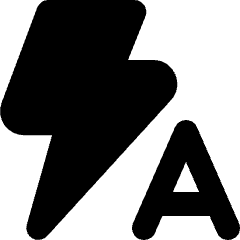 Auto Flash Icon from Micro Solid Set