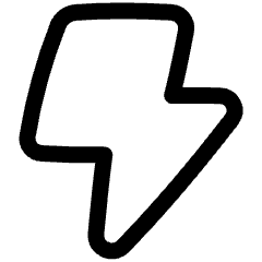 Flash 1 Icon from Plump Line Set