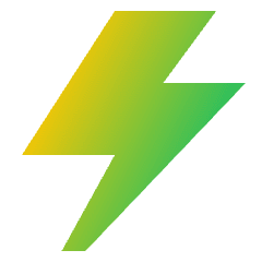 Flash 1 Icon from Sharp Gradient Set
