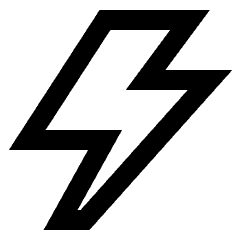 Flash 1 Icon from Sharp Line Set