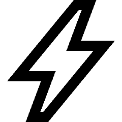 Flash 2 Icon from Sharp Line Set