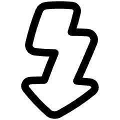 Flash 3 Icon from Plump Line Set