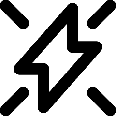 Flash Always On Icon from Micro Line Set