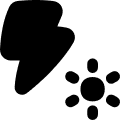 Flash Constant Light Icon from Flex Solid Set