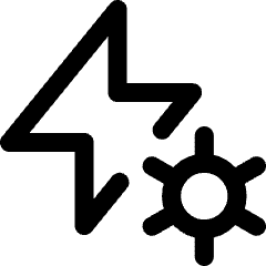 Flash Constant Light Icon from Core Line Set