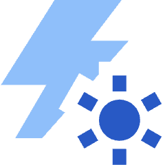 Flash Constant Light Icon from Sharp Flat Set