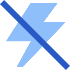 Flash Off Icon from Sharp Flat Set