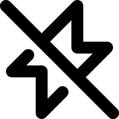 Flash Off Icon from Micro Line Set