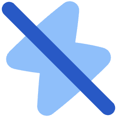 Flash Off Icon from Plump Flat Set