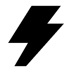 Flash Solo Icon from Sharp Solid Set