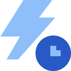 Flash Timer Icon from Sharp Flat Set