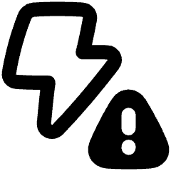 Flash Warning Icon from Plump Remix Set