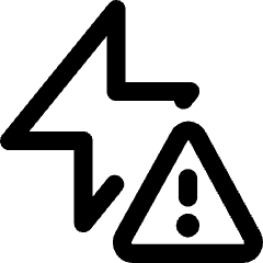 Flash Warning Icon from Core Line Set