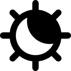 Light Dark Mode Icon from Core Remix Set