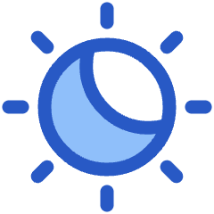 Light Dark Mode Icon from Plump Duo Set