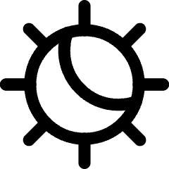 Light Dark Mode Icon from Core Line Set