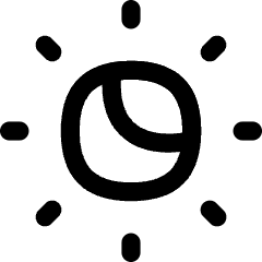 Light Dark Mode Icon from Flex Line Set