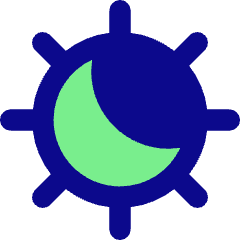 Light Dark Mode Icon from Core Pop Set