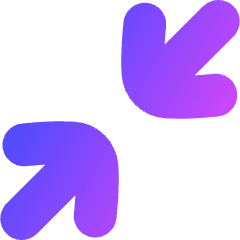 Line Arrow Shrink Diagonal Large 1 Icon from Flex Gradient Set