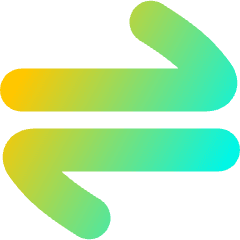 Line Arrow Transfer Horizontal Large 1 Icon from Flex Gradient Set