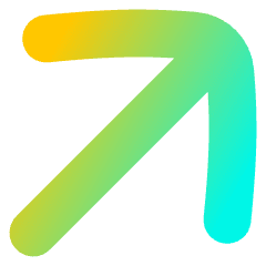 Line Arrow Diagonal Upper Right Large Icon from Flex Gradient Set
