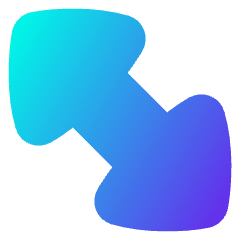 Diagonal Triangle Arrow Large 2 Icon from Flex Gradient Set