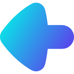 Triangle Arrow Left Large 1 Icon from Flex Gradient Set