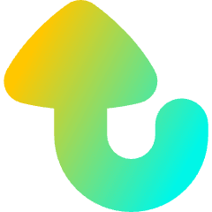 Triangle Arrow Turn Down Large Icon from Flex Gradient Set
