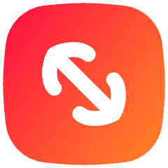 Line Arrow Diagonal Square 2 Icon from Flex Gradient Set