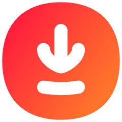 Line Arrow Down Circle 2 Icon from Flex Gradient Set