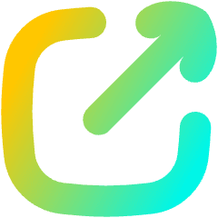 Line Arrow Expand Window 1 Icon from Flex Gradient Set