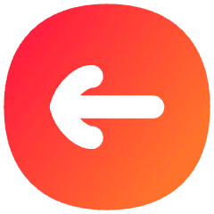 Line Arrow Left Circle 1 Icon from Flex Gradient Set