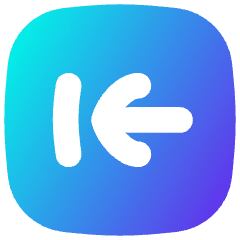 Line Arrow Left Square 2 Icon from Flex Gradient Set
