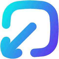 Line Arrow Minimize Window 1 Icon from Flex Gradient Set