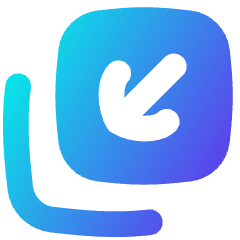 Line Arrow Minimize Window 4 Icon from Flex Gradient Set