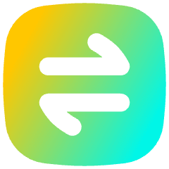 Line Arrow Transfer Horizontal Square 1 Icon from Flex Gradient Set