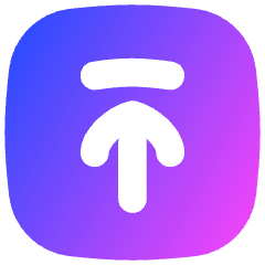 Line Arrow Up Square 2 Icon from Flex Gradient Set