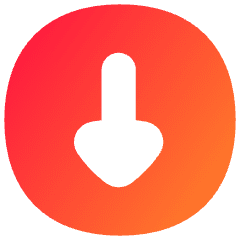 Triangle Arrow Down Circle 1 Icon from Flex Gradient Set