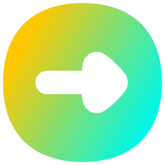 Triangle Arrow Right Circle 1 Icon from Flex Gradient Set