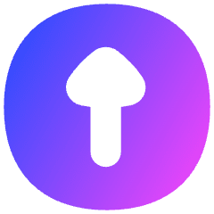 Triangle Arrow Up Circle 1 Icon from Flex Gradient Set