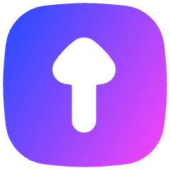 Triangle Arrow Up Square Icon from Flex Gradient Set