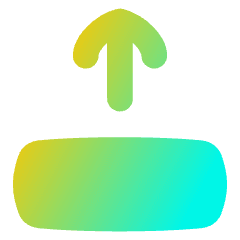 Line Arrow Move Up 2 Icon from Flex Gradient Set
