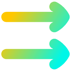Double Line Arrow Right Icon from Flex Gradient Set