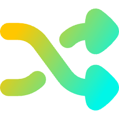 Shuffle Icon from Flex Gradient Set