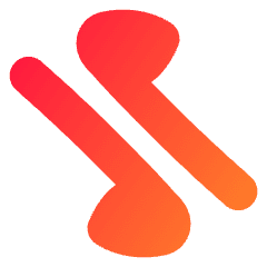 Triangle Arrow Transfer Diagonal 2 Icon from Flex Gradient Set